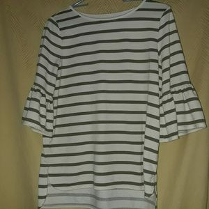 🌠🌠MAX STUDIO GREEN STRIPED TOP🌠🌠